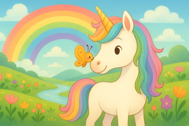 Lilja-yksisarvinen ja Tirra-perhonen